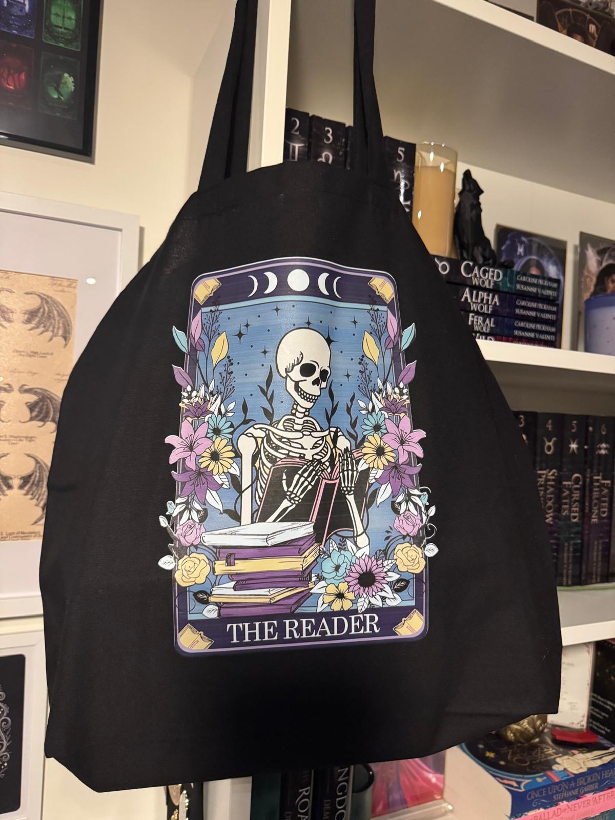 Black Bookish Tote Bag