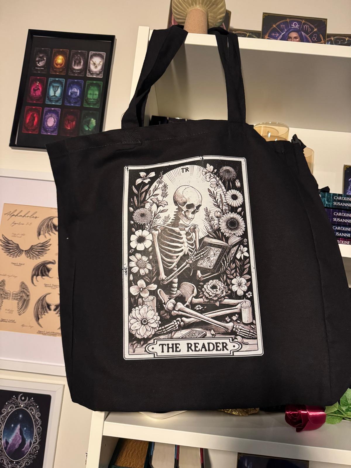 Black Bookish Tote Bag