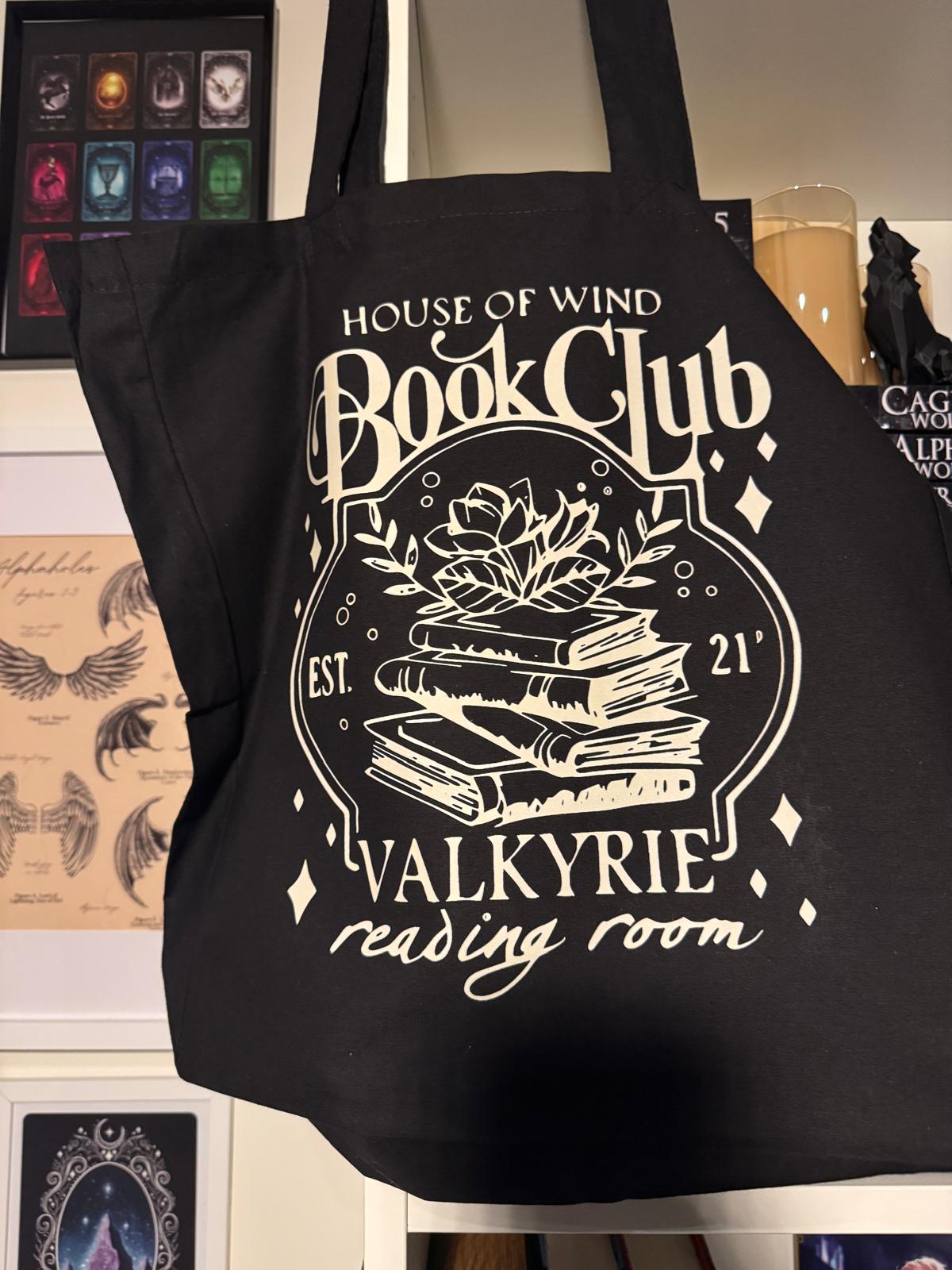 Black Bookish Tote Bag