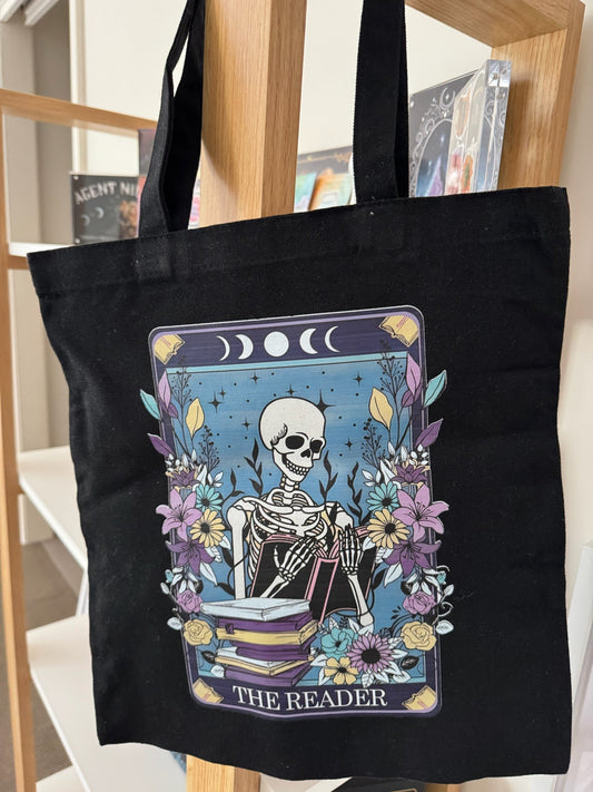 The Reader Canvas Tote Bag