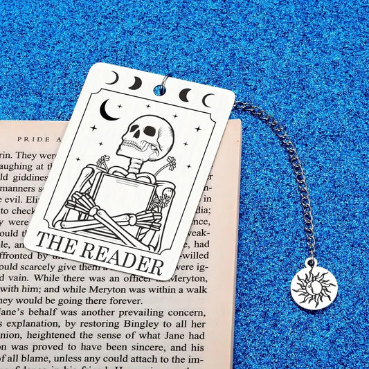 The Reader Bookmark - Metal