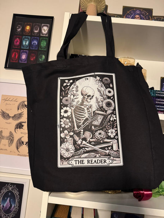 Black Bookish Tote Bag